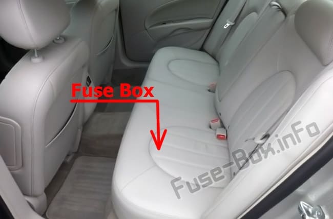 Diagrama de fusibles Buick Lucerne (2006-2011) en español