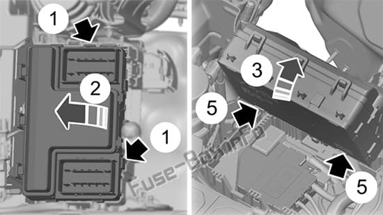 Power Distribution Box - Bottom: Ford Everest (2015-2019..)