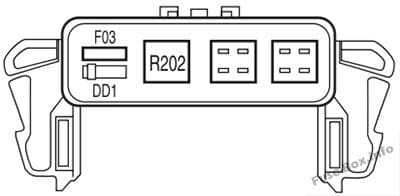 Auxiliary relay box: Ford F-150 (2005)