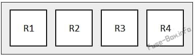 Relay Box (interior): Ford Transit (2000, 2001, 2002, 2003, 2004, 2005, 2006)