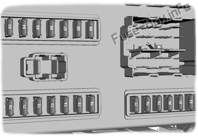 Passenger junction box diagram: Ford Transit (2007, 2008, 2009, 2010, 2011, 2012, 2013, 2014)