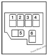 Relay Block C: GMC T6500, T7500, T8500 (2003, 2004, 2005, 2006, 2007, 2008, 2009, 2010)