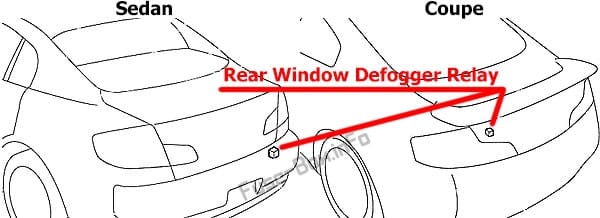 Other relay: Infiniti G35 (2002, 2003, 2004, 2005, 2006, 2007)