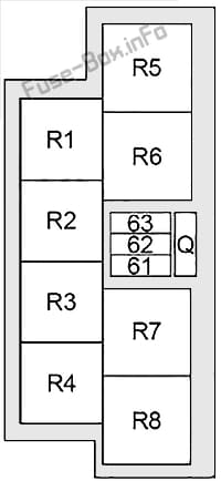 Relay Box #1: Infiniti M37, M56 (2010, 2011, 2012)