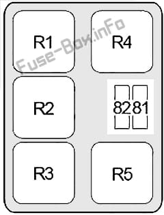 Relay Box #1: Infiniti Q45 (2001, 2002, 2003, 2004, 2005, 2006)