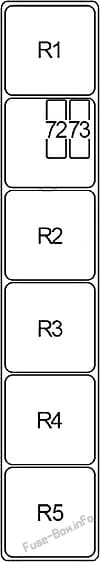 Relay Box #2: Infiniti JX35, QX60 (2012, 2013, 2014, 2015, 2016, 2017)