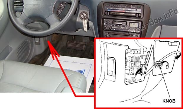 Fuse Box Diagram Isuzu Oasis (1996-1999)