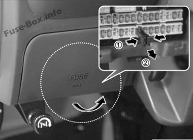 Fuse Box Diagram KIA K2500 / Bongo (2005-2018)