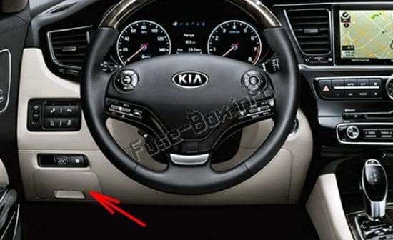 Diagrama de fusibles KIA K900 (2013-2018) en español