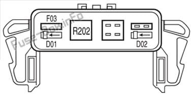 Auxiliary relay box: Lincoln Mark LT (2006, 2007, 2008)