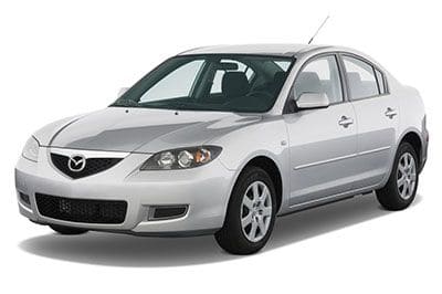 Diagrama de fusibles Mazda 3 (BK; 2003-2009) en español