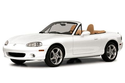 Diagrama de fusibles Mazda MX-5 Miata (NB; 1999-2005) en español