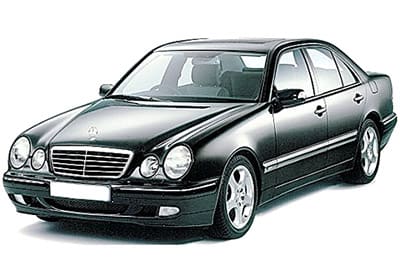 Diagrama de fusibles Mercedes-Benz Clase E (W210; 1996-2002) en español