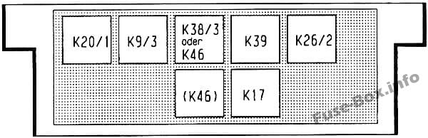 Relay Box diagram: Mercedes-Benz Vaneo (2002-2005)