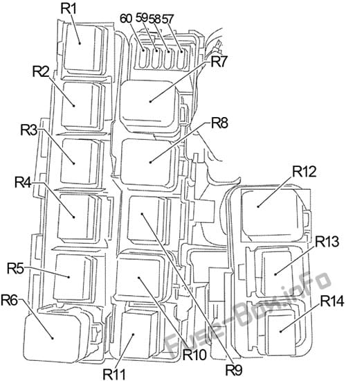 Relay Box: Nissan Frontier (2005, 2006, 2007, 2008, 2009)