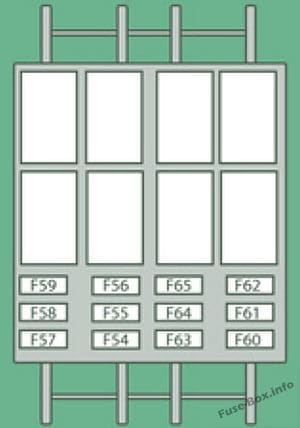 Door pillar fuse box diagram: Peugeot Boxer (2006)