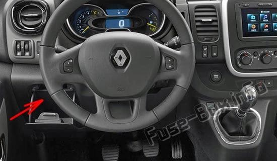 Diagrama de fusibles Renault Trafic III (X83; 2015-2019-..) en español