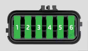 Under-hood fuse box diagram: SEAT Ibiza (2008)