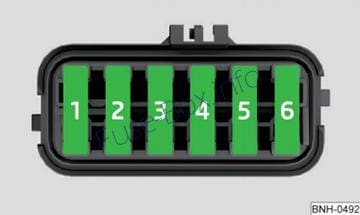 Under-hood fuse box diagram: Skoda Citigo (2016, 2017, 2018)