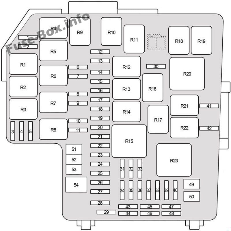 Under-hood fuse box diagram: Toyota 86 / GT86 (2012, 2013, 2014, 2015, 2016, 2017, 2018)