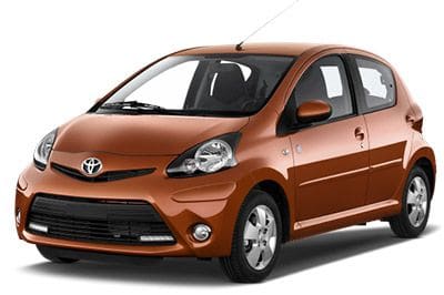 Diagrama de fusibles Toyota Aygo (AB10; 2005-2014) en español