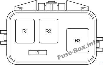 Relay box: Toyota Camry (2002, 2003, 2004, 2005, 2006)
