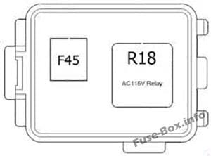 Fuse Box №2: Toyota FJ Cruiser (2006-2015)