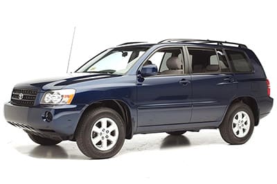 Diagrama de fusibles Toyota Highlander (XU20; 2001-2007) en español