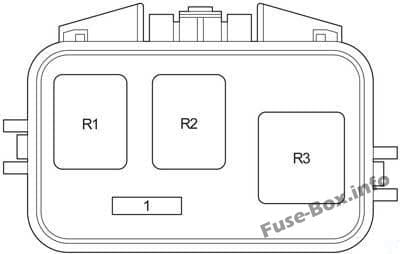 ABS Relay Box: Toyota Highlander (2001, 2002, 2003, 2004, 2005, 2006, 2007)