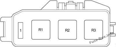 Additional Fuse Box: Toyota Highlander (2001, 2002, 2003, 2004, 2005, 2006, 2007)