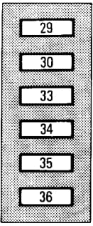 Under-hood fuse box diagram: Toyota Previa (1995, 1996, 1997)