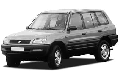 Diagrama de fusibles Toyota RAV4 (XA10; 1995-1997) en español