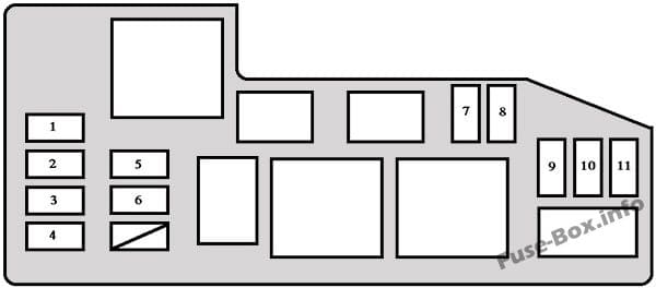 Relay Box: Toyota Sequoia (2003, 2004, 2005, 2006, 2007)