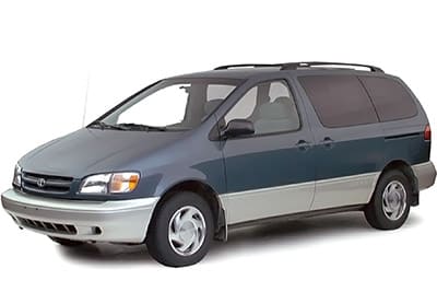 Diagrama de fusibles Toyota Sienna (XL10; 1998-2003) en español