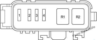 Engine Compartment Relay Box: Toyota Tundra (Double Cab) (2004, 2005, 2006)