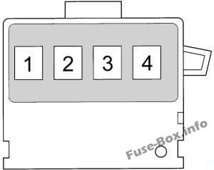 Fusible Link Block: Toyota Yaris / Echo / Vitz / Yaris Verso / Echo Verso (1999-2005)