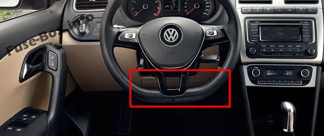 Diagrama de fusibles Volkswagen Polo (6r/mk5; 2009-2017) en español